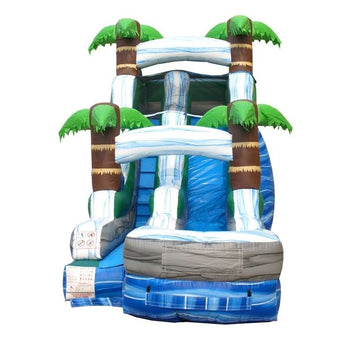 Tropical water slide